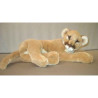 Félin Piutre Puma 55 cm peluche animaux allongés -2590