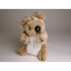 Décoration animaux Koala 26 cm assis peluche réaliste Piutre 2673