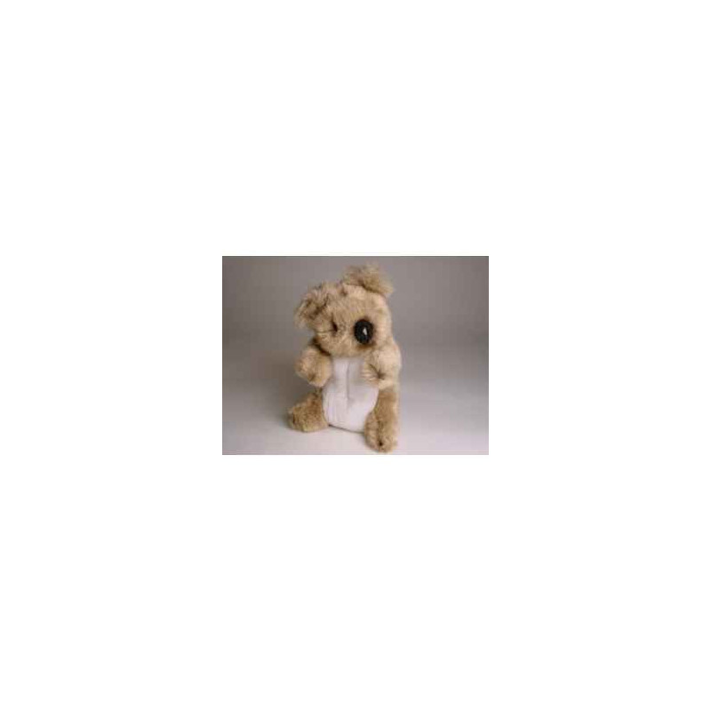 Décoration animaux Koala 26 cm assis peluche réaliste Piutre 2673