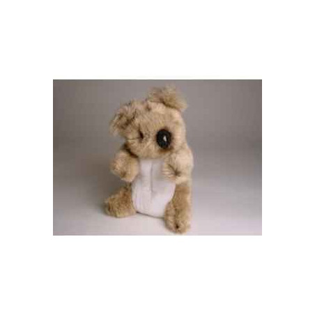 Décoration animaux Koala 26 cm assis peluche réaliste Piutre 2673