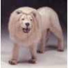 Félin Piutre Lion blanc 180 cm peluche animaux debout -2535
