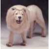 Peluche debout lion blanc 180 cm Piutre   2535