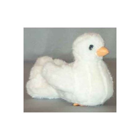  Animaux de la ferme Poussin de colombe blanc cm peluche réaliste Piutre 719