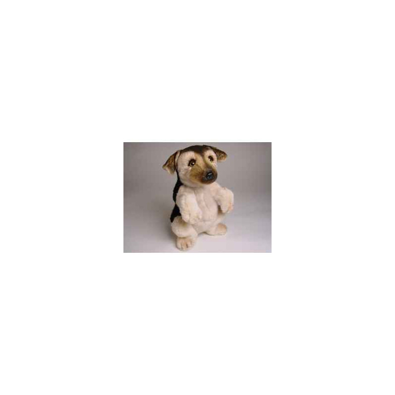 Animaux-Bois-Animaux-Bronzes propose Chien Berger allemand réclamant 32 cm peluche réaliste Piutre 2228