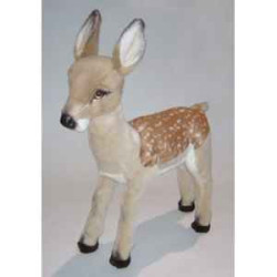  Animaux de la forêt Faon 75 cm peluche animaux debout réaliste Piutre 2645