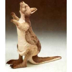  Animaux sauvage Kangourou 120 cm peluche animaux debout réaliste Piutre 2412/UP