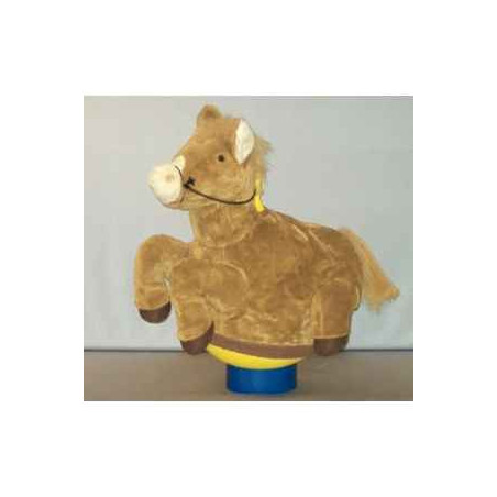 Décors Animaux peluche Peluche Magic cheval beige cm Piutre -G095
