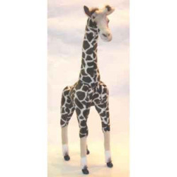  Animaux sauvage Girafe 115 cm peluche animaux debout réaliste Piutre 4822
