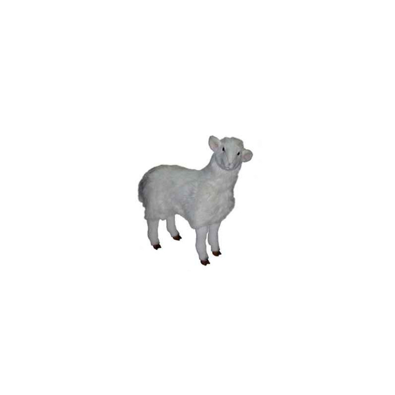  Animaux de la ferme Mouton 100 cm peluche animaux debout réaliste Piutre 2406