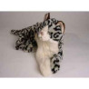 Peluche allongée chat tâcheté 40 cm Piutre   2336