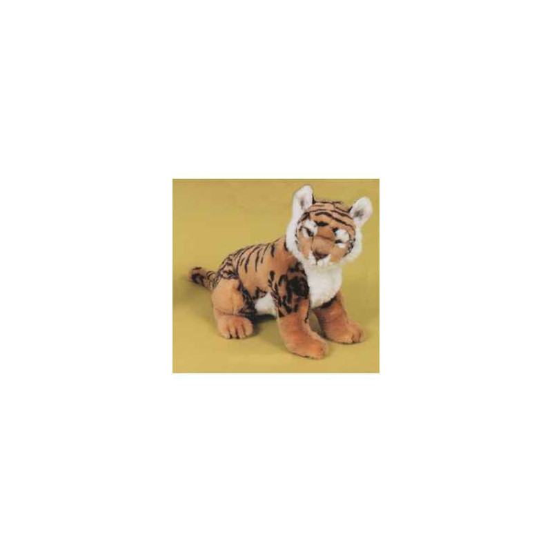 Félin Piutre Tigre du bengal 55 cm assis peluche -2515