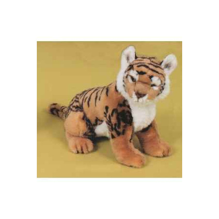 Félin Piutre Tigre du bengal 55 cm assis peluche -2515
