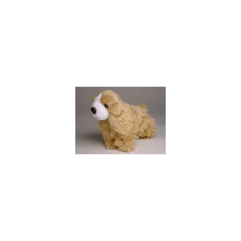 Animaux-Bois-Animaux-Bronzes propose Chien Mascotte cocker 20 cm peluche animaux debout réaliste Piutre 4245