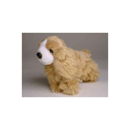 Animaux-Bois-Animaux-Bronzes propose Chien Mascotte cocker 20 cm peluche animaux debout réaliste Piutre 4245