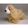 Animaux-Bois-Animaux-Bronzes propose Chien Mascotte cocker 20 cm peluche animaux debout réaliste Piutre 4245