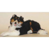 Animaux-Bois-Animaux-Bronzes propose Chien Berger shetland 70 cm peluche animaux allongés réaliste Piutre 3321