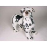 Animaux-Bois-Animaux-Bronzes propose Chien Grand Danois Harlequin 45 cm peluche animaux debout réaliste Piutre 3331