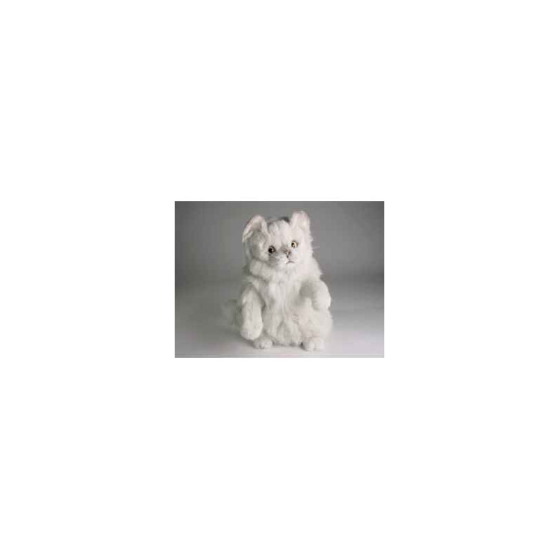 Animaux-Bois-Animaux-Bronzes propose Chat persan chinchilla blanc réclamant 30 cm  réaliste Piutre