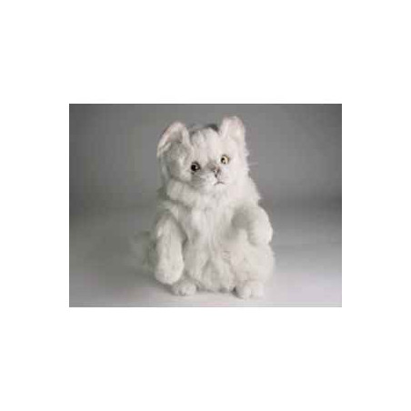 Animaux-Bois-Animaux-Bronzes propose Chat persan chinchilla blanc réclamant 30 cm  réaliste Piutre