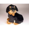 Animaux-Bois-Animaux-Bronzes propose Chien Rottweiller 35 cm assis peluche réaliste Piutre 3309