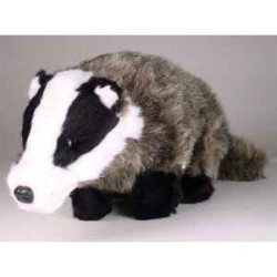  Animaux de la forêt Blaireau 45 cm peluche réaliste Piutre 2657