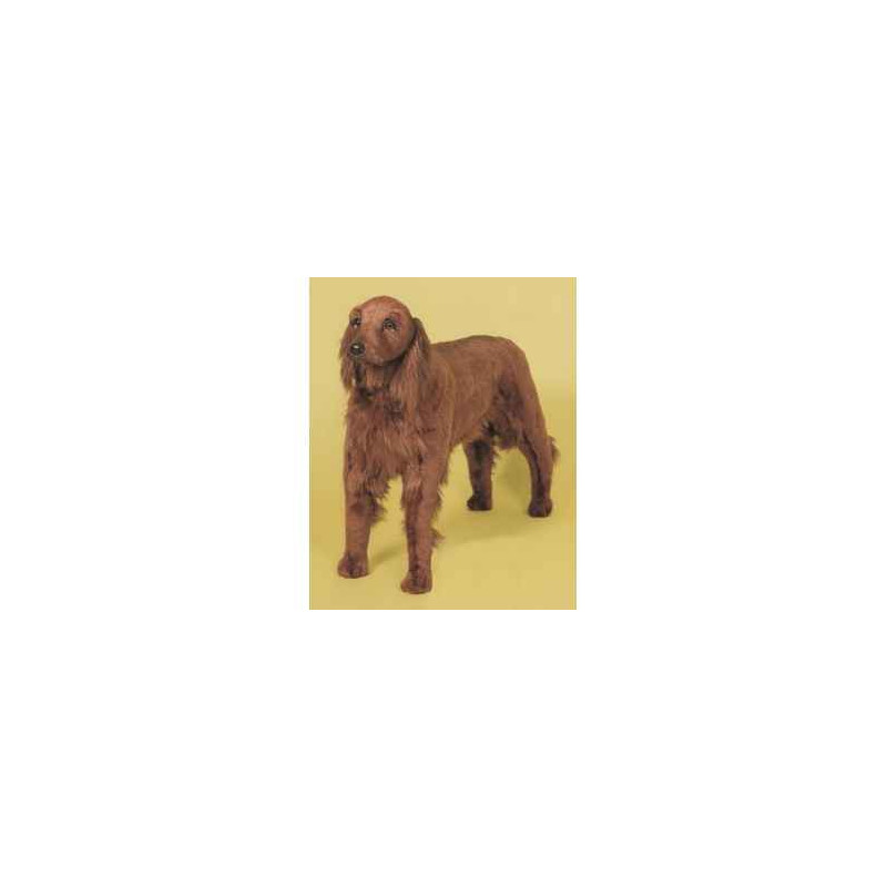 Animaux-Bois-Animaux-Bronzes propose Chien Irish setter 110 cm peluche animaux debout réaliste Piutre 3221