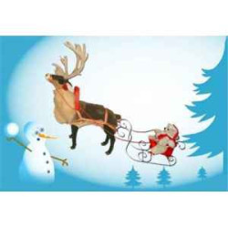 Décors Animaux peluche Peluche luge de Noël cm Piutre -CH-2007