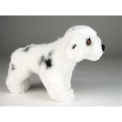 Animaux-Bois-Animaux-Bronzes propose Chien Mascotte dalmatien 20 cm peluche animaux debout réaliste Piutre 4255