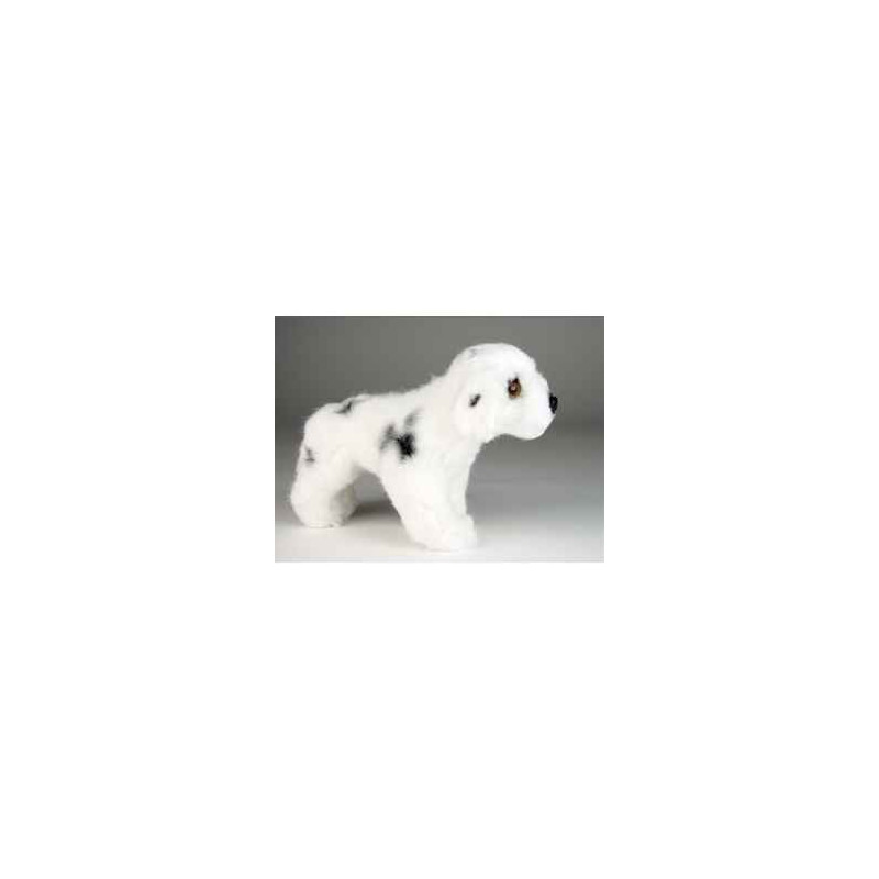Animaux-Bois-Animaux-Bronzes propose Chien Mascotte dalmatien 20 cm peluche animaux debout réaliste Piutre 4255