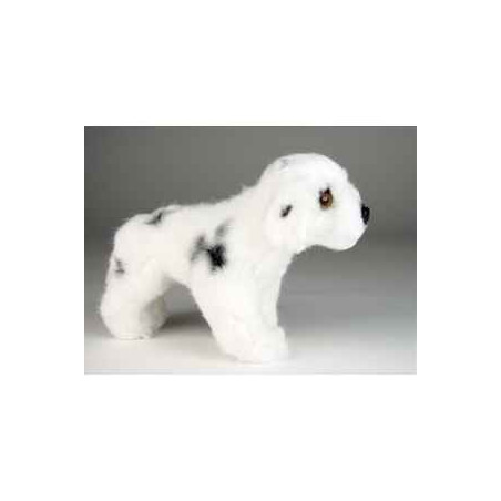 Animaux-Bois-Animaux-Bronzes propose Chien Mascotte dalmatien 20 cm peluche animaux debout réaliste Piutre 4255