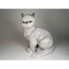 Peluche assise chat british poils Coeurts 45 cm Piutre   2460