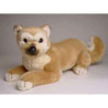 Animaux-Bois-Animaux-Bronzes propose Chien Shiba inu 40 cm peluche animaux allongés réaliste Piutre 1249