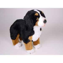 Animaux-Bois-Animaux-Bronzes propose Chien berger Bernois 50 cm peluche animaux debout réaliste Piutre 1263