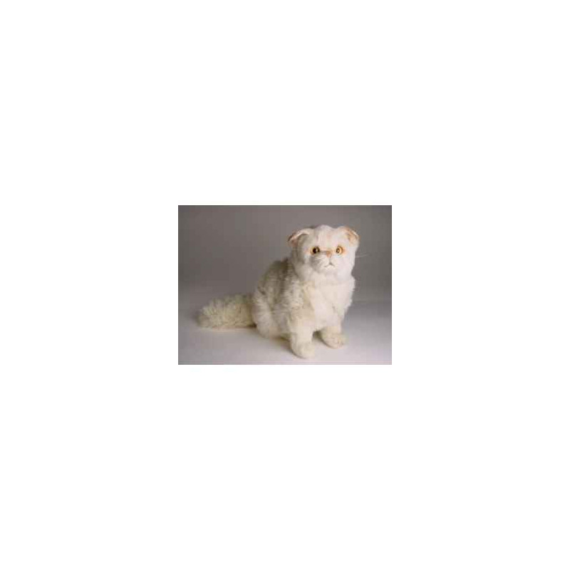 Animaux-Bois-Animaux-Bronzes propose Chat persan chinchilla beige 30 cm assis réaliste Piutre