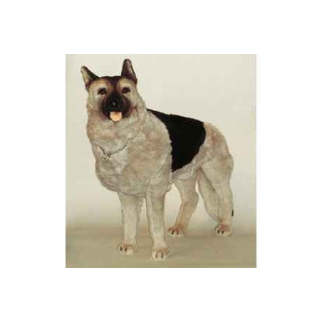 Animaux-Bois-Animaux-Bronzes propose Chien Berger allemand 110 cm peluche animaux debout réaliste Piutre 2221