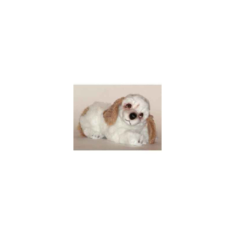 Animaux-Bois-Animaux-Bronzes propose Chien Golden retriever 30 cm peluche animaux allongés réaliste Piutre 2208