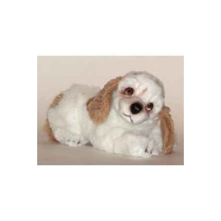 Animaux-Bois-Animaux-Bronzes propose Chien Golden retriever 30 cm peluche animaux allongés réaliste Piutre 2208