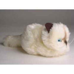 Animaux-Bois-Animaux-Bronzes propose Chaton beige 12 cm peluche animaux allongés réaliste Piutre