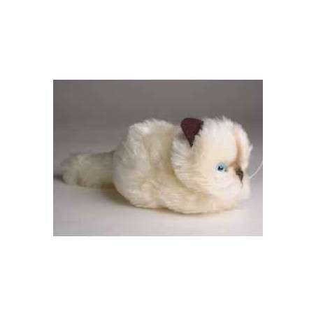 Animaux-Bois-Animaux-Bronzes propose Chaton beige 12 cm peluche animaux allongés réaliste Piutre