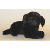 Animaux-Bois-Animaux-Bronzes propose Chien Terre Neuve 40 cm peluche animaux allongés réaliste Piutre 2236
