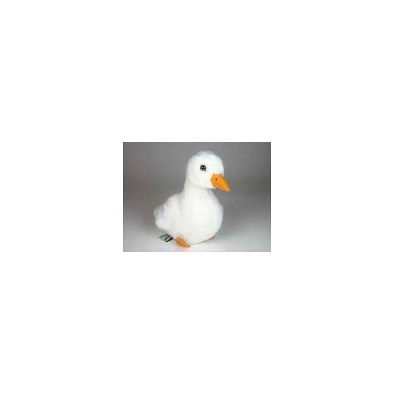 Décoration OiseauxCygneau 30 cm assis peluche -731 Piutre