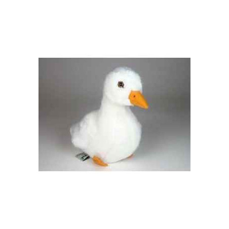 Décoration OiseauxCygneau 30 cm assis peluche -731 Piutre
