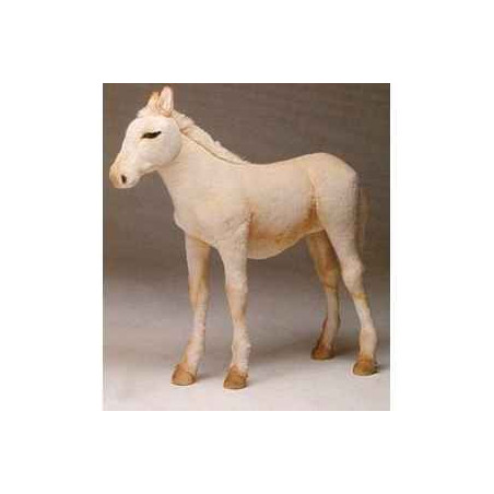  Cheval Poulain palomino 120 cm peluche animaux debout réaliste Piutre 2694