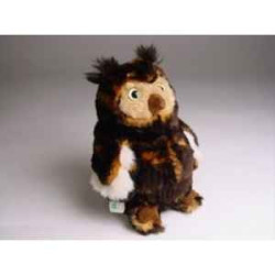Décoration OiseauxMedium  hibou 20 cm peluche -2578 Piutre