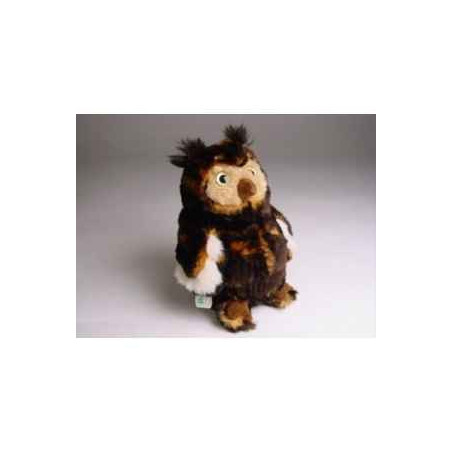 Décoration OiseauxMedium  hibou 20 cm peluche -2578 Piutre