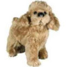 Animaux-Bois-Animaux-Bronzes propose Chien caniche abricot 35 cm peluche animaux debout réaliste Piutre 286