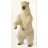 Décoration animaux Ours polaire 225 cm peluche animaux debout réaliste Piutre 2102