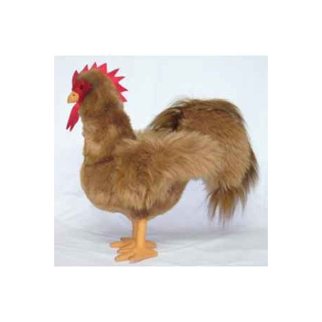  Animaux de la ferme Coq 40 cm peluche réaliste Piutre 726