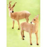 Animaux de la forêt Biche 110 cm peluche animaux debout réaliste Piutre 2401