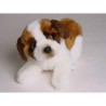 Animaux-Bois-Animaux-Bronzes propose Chien Mascotte saint bernard 20 cm peluche animaux allongés réaliste Piutre 4242